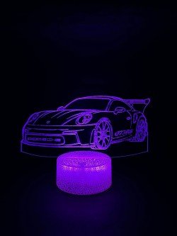 Lampe LED 3D Porsche 911 GT3 RS | Inkwood Lab