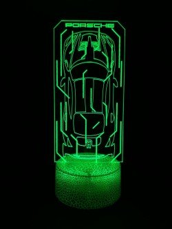 Lampe LED 3D Porsche 911 GT3 RS | Inkwood Lab
