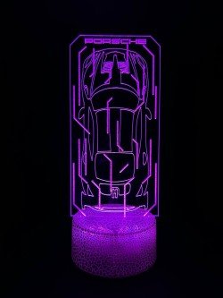 Lampe LED 3D Porsche 911 GT3 RS | Inkwood Lab