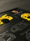 Plaque 3D Porsche 911 GT3 RS | Inkwood Lab