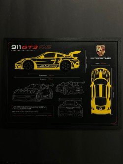 Tableau Encadré Porsche 911 GT3 RS | Inkwood Lab