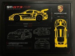 Tableau Encadré Porsche 911 GT3 RS | Inkwood Lab