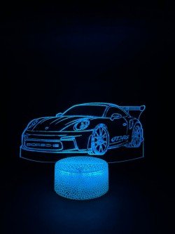 Lampe LED 3D Porsche 911 GT3 RS | Inkwood Lab