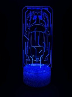 Lampe LED 3D Porsche 911 GT3 RS | Inkwood Lab